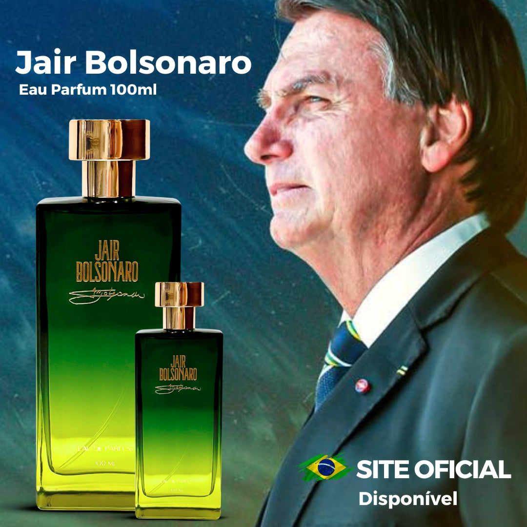 JAIR BOLSONARO Eau de Parfum 100ml - LANÇAMENTO HOJE - FRETE GRÁTIS